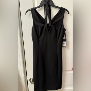 Guess criss cross dress size 6 new with tag NWT Black